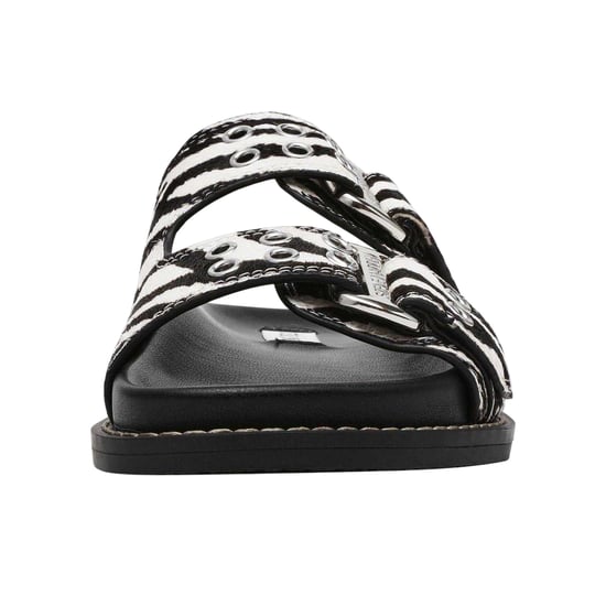 Steve Madden - "Agent" Zebramuster Badesandale für Damen (Weiß/Schwarz) - Image 4