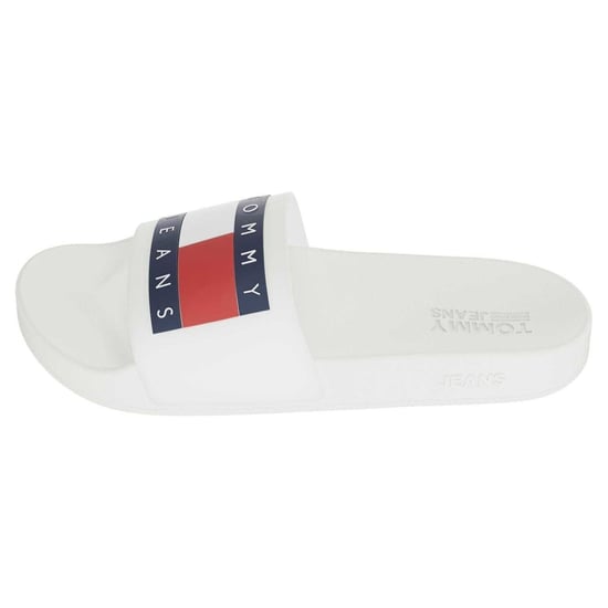 Tommy Jeans - Flaggenlogo Badesandale für Herren, geformtes Fußbett (Weiß) - Image 2