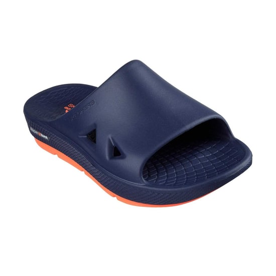 Skechers - Badesandale für Herren, Passt über dem Spann (Marine/Koralle) - Image 3