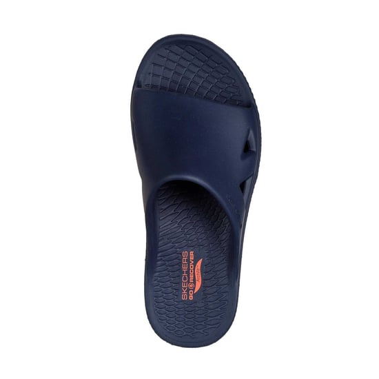 Skechers - Badesandale für Herren, Passt über dem Spann (Marine/Koralle) - Image 4