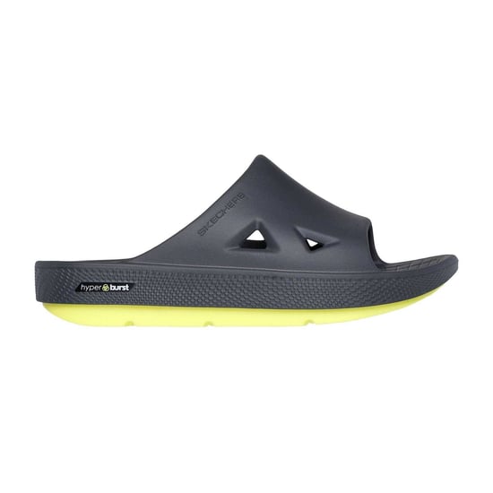 Skechers - Badesandale für Herren, Passt über dem Spann (Holzkohle/Grün) - Image 1