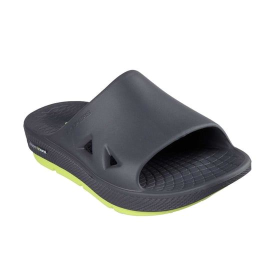 Skechers - Badesandale für Herren, Passt über dem Spann (Holzkohle/Grün) - Image 3