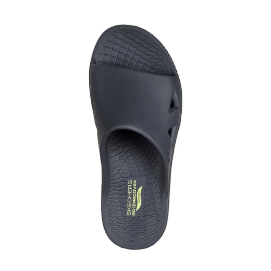 Skechers - Badesandale für Herren, Passt über dem Spann (Holzkohle/Grün) - Image 4