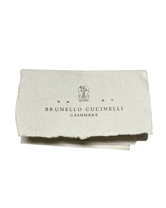 Brunello Cucinelli Strickmütze mit Monili aus beigem Kaschmir - Image 5