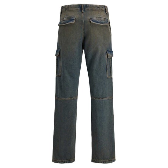 Jack And Jones - "Eddie" Cargo-Jeans für Herren (Blaues Denim) - Image 2