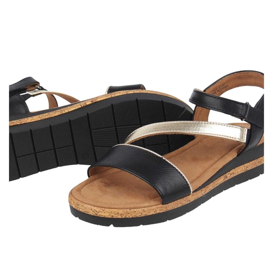 Biba - Sandalen mit Keilabsatz für Damen (Schwarz) - Image 4