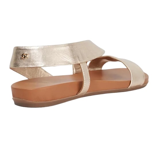 Dune London - "Lucina" Sandalen für Damen, Leder, Flach (Gold) - Image 2