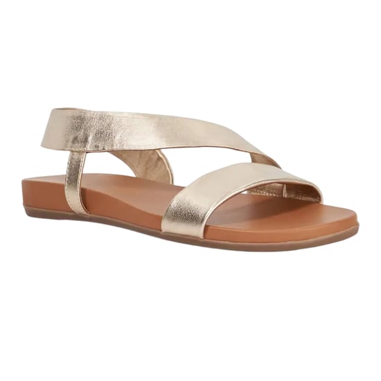 Dune London - "Lucina" Sandalen für Damen, Leder, Flach (Gold) - Image 3