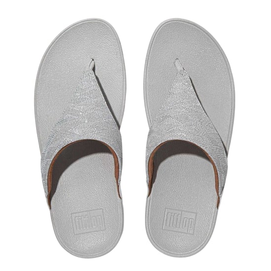 FitFlop - Glitzer Sandalen für Damen, Zehentrenner (Silber) - Image 3