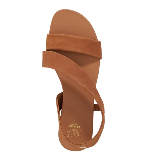 Dune London - "Lucina" Sandalen für Damen, Leder, Flach (Hellbraun) - Image 4