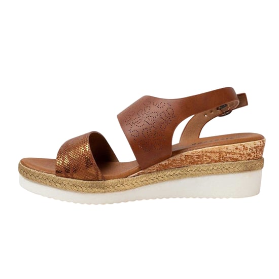 Firetrap - "Ella" Sandalen mit Keilabsatz für Damen (Braun) - Image 2