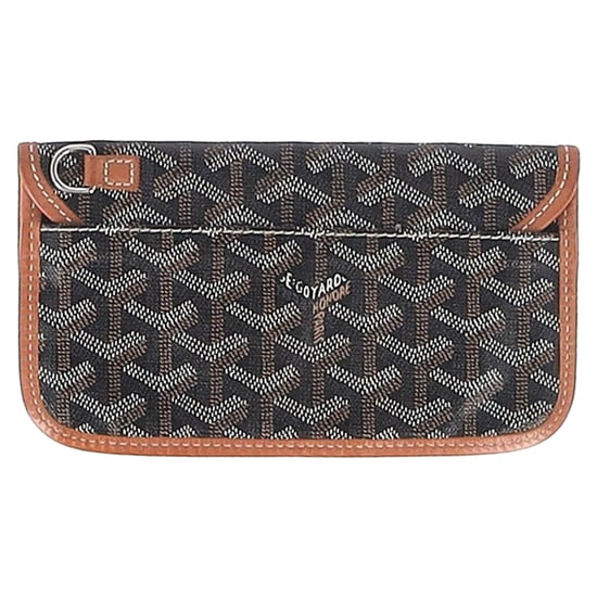 Goyard St. Louis Beutel aus braunem und schwarzem Goyardine und Leder - Image 2