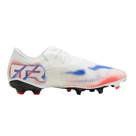 Puma - "Future 8 Match" Fußballschuhe mit festem Boden für Herren (Weiß/Schwarz/Rot) - Image 1