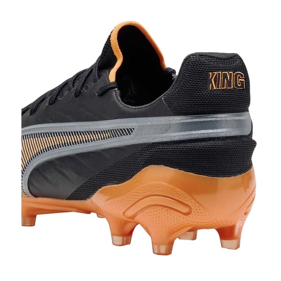 Puma - "King Ultimate" Fußballschuhe mit festem Boden für Herren (Schwarz/Orange) - Image 2