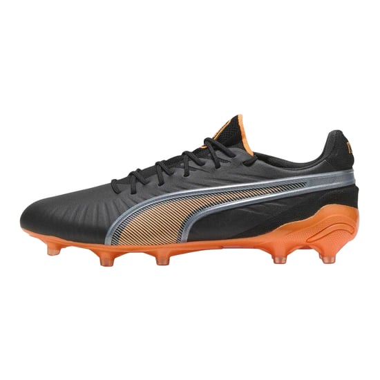 Puma - "King Ultimate" Fußballschuhe mit festem Boden für Herren (Schwarz/Orange) - Image 3