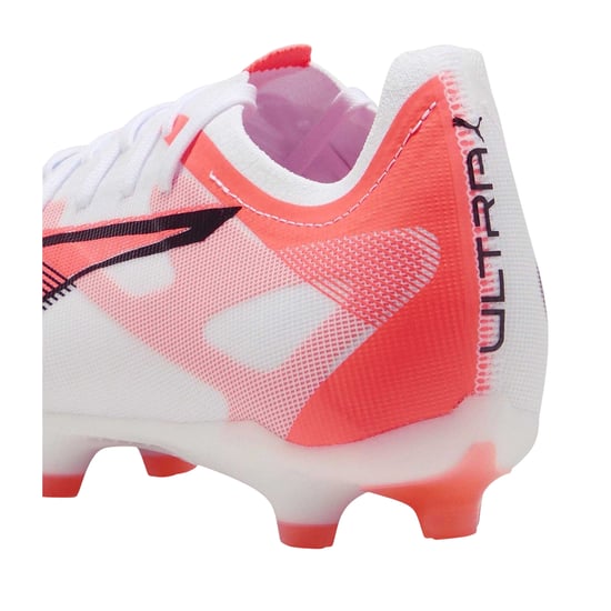 Puma - "Ultra 5 Match" Fußballschuhe mit festem Boden für Herren (Weiß/Rot) - Image 2