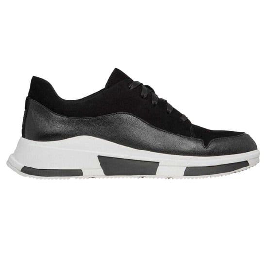 Fit Flop - Sneaker für Herren, Wildleder, Klobiger Absatz (Schwarz) - Image 1