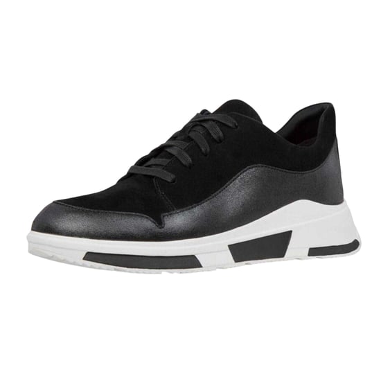 Fit Flop - Sneaker für Herren, Wildleder, Klobiger Absatz (Schwarz) - Image 4