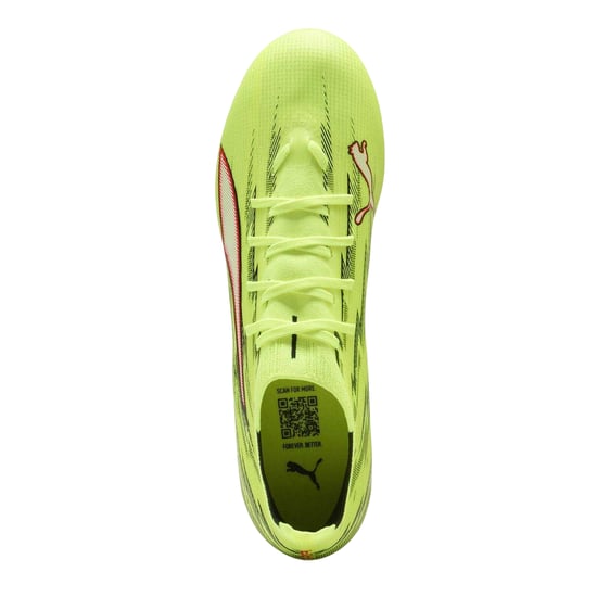 Puma - "Ultra 5 Match" Fußballschuhe mit festem Boden für Herren (Gelb/Schwarz) - Image 4