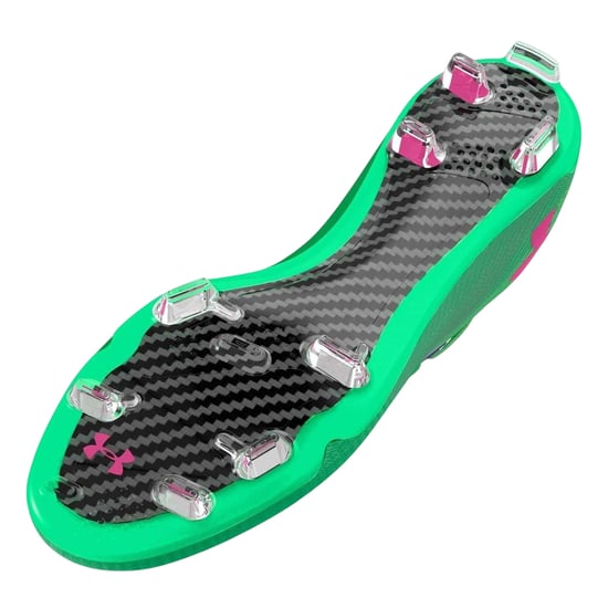 Under Armour - "Shoody Elite 2.0" Fußball-Stiefel für Herren, Runder Zeh (Grün) - Image 4