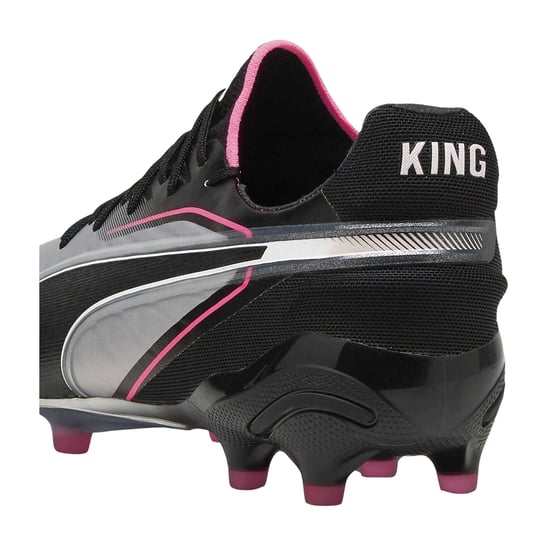 Puma - "King Ultimate" Fußballschuhe mit festem Boden für Herren (Silber/Schwarz) - Image 2