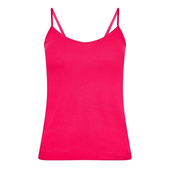 Puma - Top für Damen, V-Ausschnitt, gerippt (Pink) - Image 1