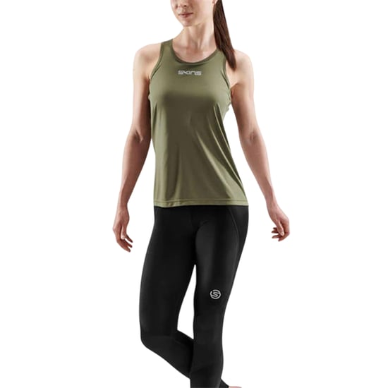 Skins - "Series-3" Ärmelloses Oberteil für Damen, Regulär (Khakigrün) - Image 2
