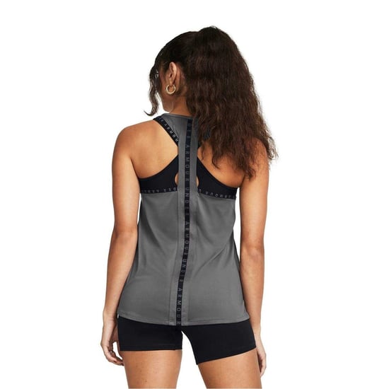 Under Armour - Ärmelloses Oberteil für Damen, 4-fache Dehnrichtung (Grau) - Image 4
