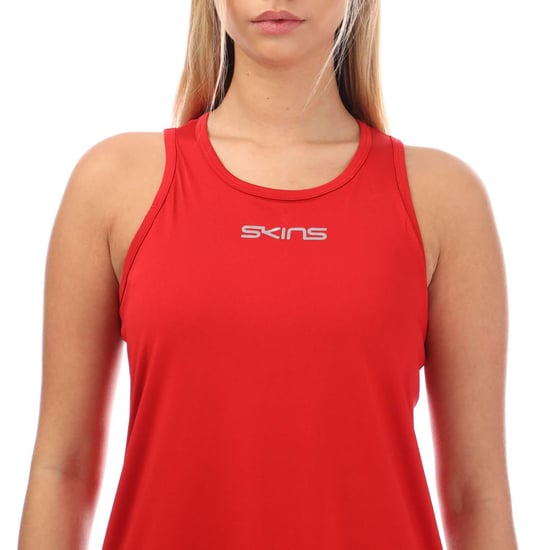 Skins - "Series-3 Bra" Ärmelloses Oberteil für Damen (Rot) - Image 4