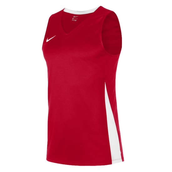 Nike - "Team" Basketball-Trikot für Herren, V-Ausschnitt (Universitäts-Rot/Weiß) - Image 3