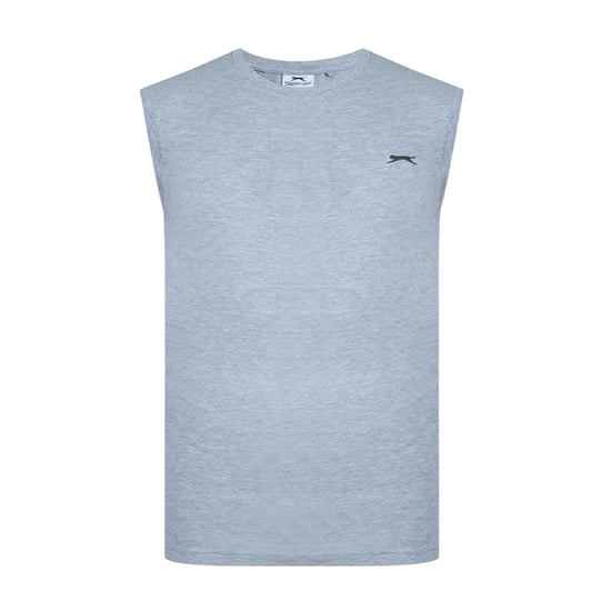 Slazenger - Top für Herren, Baumwolle, Ärmellos (Grau meliert) - Image 1