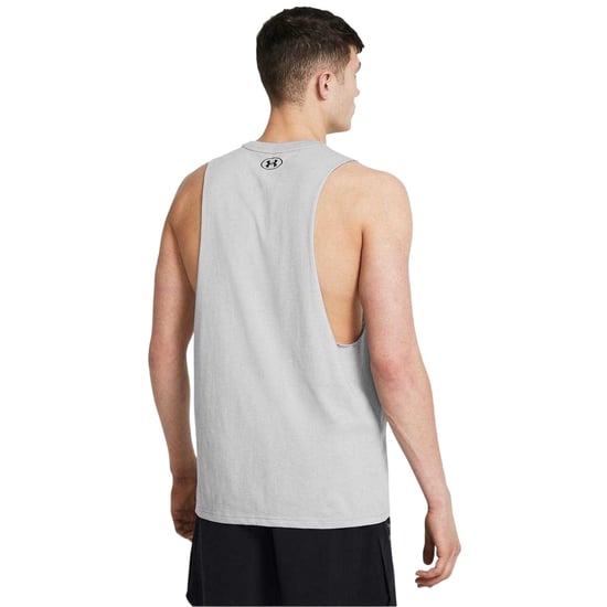 Under Armour - "Project Rock" Ärmelloses Oberteil für Herren (Grau) - Image 3