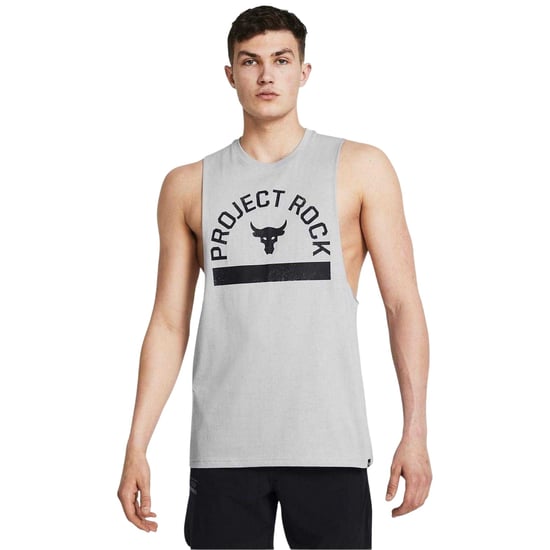 Under Armour - "Project Rock" Ärmelloses Oberteil für Herren (Grau) - Image 4