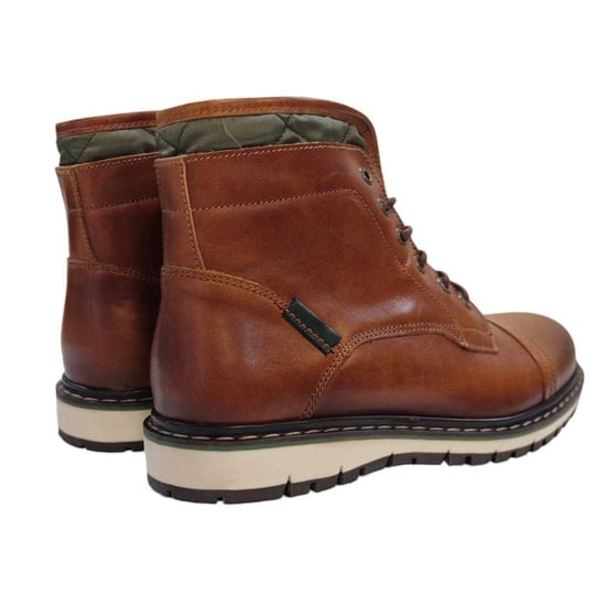 Firetrap - "Aubin Mess" Gesteppt Stiefeletten für Jungen, Leder, Stichdetail (Hellbraun) - Image 2