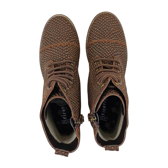 Firetrap - "Lizzy" Stiefeletten für Damen, Leder, Seitlicher Reißverschluss (Braun) - Image 4