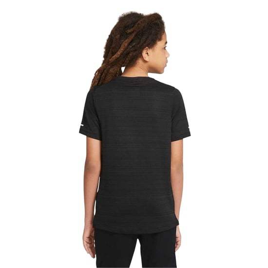 Nike - "Miler" Oberteil für Jungen, Dri-FIT, Training (Schwarz) - Image 2