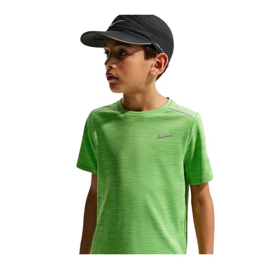Nike - "Miler" Oberteil für Jungen, Dri-FIT, Training (Limone) - Image 3
