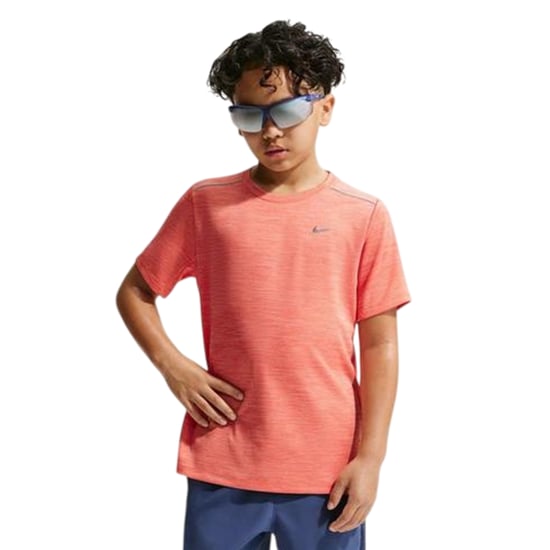 Nike - "Miler" Oberteil für Jungen, Dri-FIT, Training (Orange) - Image 1