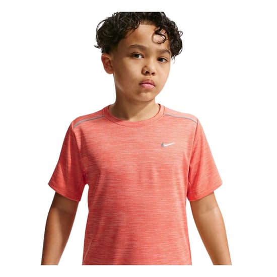 Nike - "Miler" Oberteil für Jungen, Dri-FIT, Training (Orange) - Image 3
