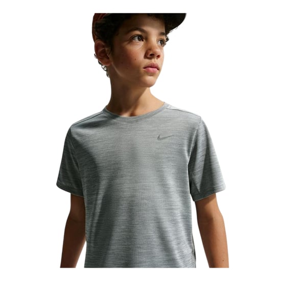 Nike - "Miler" Oberteil für Jungen, Dri-FIT, Training (Rauch-Grau) - Image 3