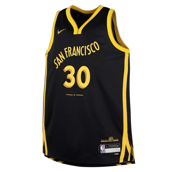 Nike - "Stephen Curry" Basketball-Trikot für Jungen (Schwarz) - Image 1