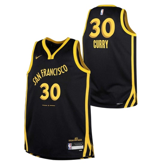Nike - "Stephen Curry" Basketball-Trikot für Jungen (Schwarz) - Image 3
