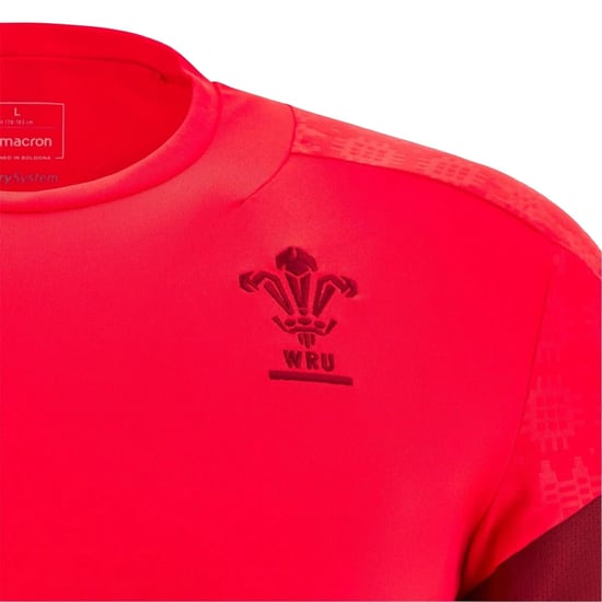 Macron - "25/26" Rugby-Shirt für Herren/Damen Unisex (Rot) - Image 3
