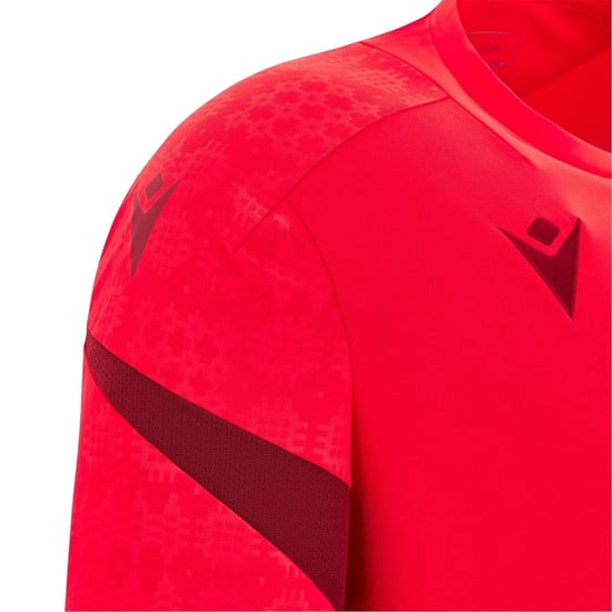 Macron - "25/26" Rugby-Shirt für Herren/Damen Unisex (Rot) - Image 4