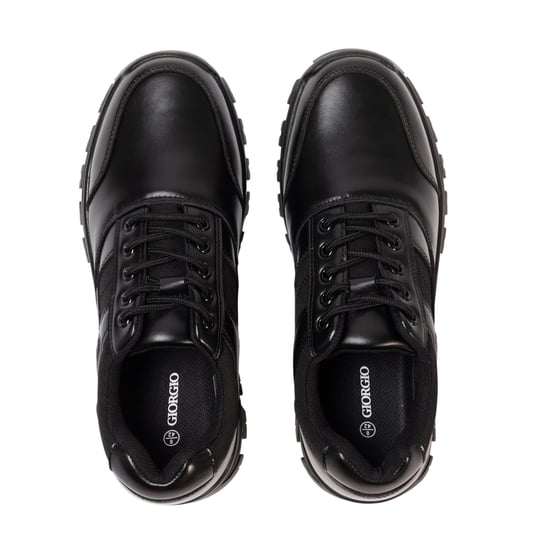 Giorgio - Logo Schuhe für Herren, Leder (Schwarz) - Image 4