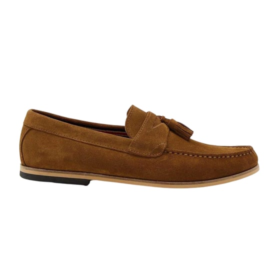 Dune London - "Bart" Halbschuhe für Herren, Wildleder (Hellbraun) - Image 1