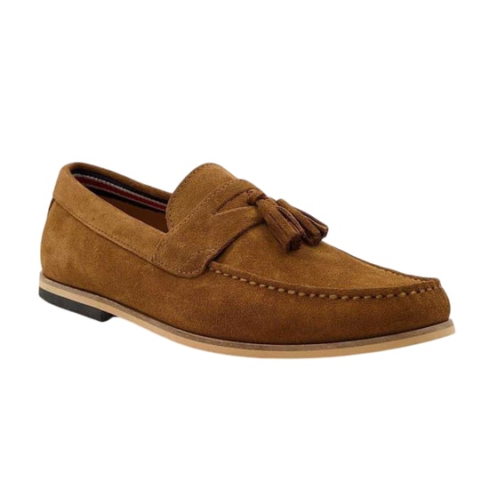 Dune London - "Bart" Halbschuhe für Herren, Wildleder (Hellbraun) - Image 4