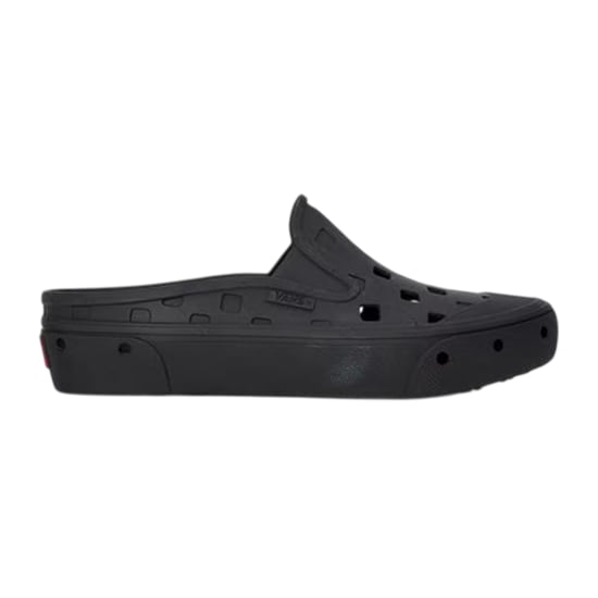 Vans - Perforiert Mules für Damen, flach geformter Absatz (Schwarz) - Image 1