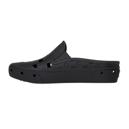 Vans - Perforiert Mules für Damen, flach geformter Absatz (Schwarz) - Image 2