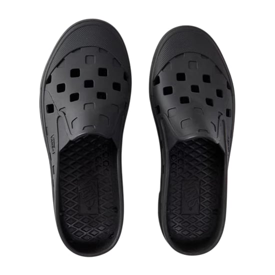 Vans - Perforiert Mules für Damen, flach geformter Absatz (Schwarz) - Image 3